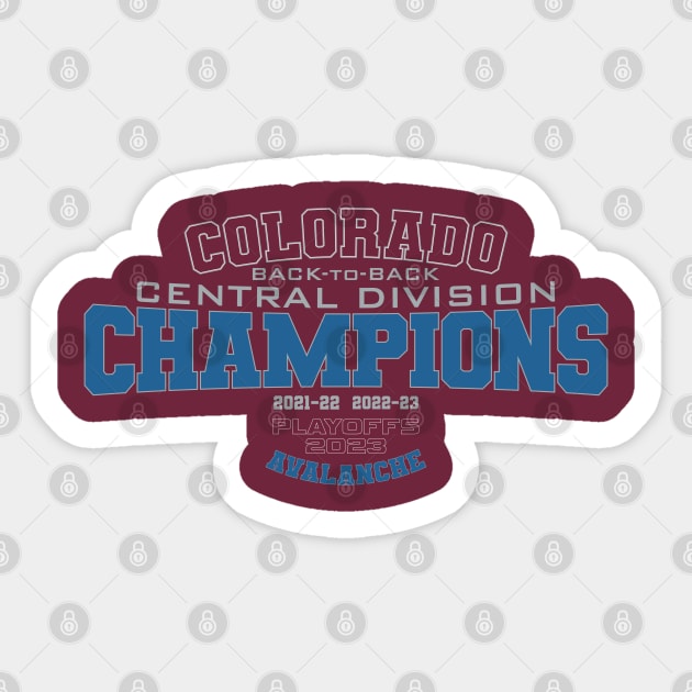 Central Division Champs Sticker by Nagorniak
